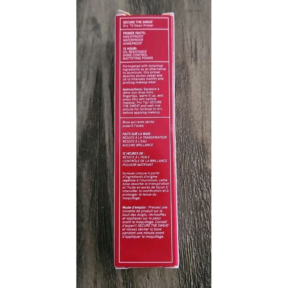 ONE/SIZE Secure The Sweat Waterproof Mattifying Primer (1 oz / 30 g)